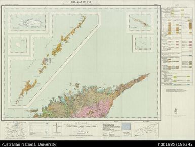 Fiji, Soil Map of Fiji, North-eastern Vanua Levu, part Yasawa Group, Cikobia and Rotuma, Sheet 1, 1961, 1:126 720