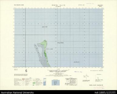 Papua New Guinea, New Ireland, Pinipel Island, Series: AMS T795, Sheet 6644 I, 1963, 1:50 000