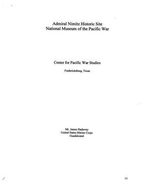 Oral History Interview with James Hadaway