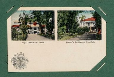 Royal Hawaiian Hotel; Queen's Residence, Honolulu. From the album: Banaba (Ocean Island)