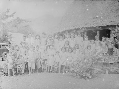 [Group portrait of Pacific Island children]