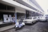 French Polynesia, street scene in Papeete shopping district