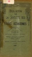 Bulletin de la Société des Études Océaniennes numéro 42