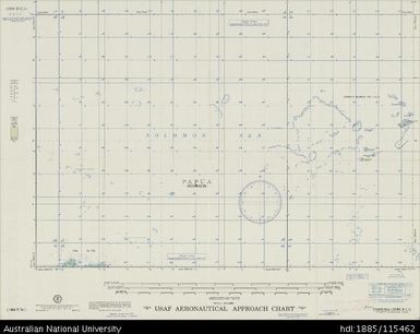 Papua New Guinea, Lusancay Islands, Fofoma, Aeronautical Approach Chart Series, Sheet 1096 B-I-G, 1957, 1:250 000