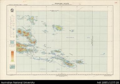 Papua New Guinea, Woodlark Island, AGS Series, [Sheet SC 56], 1960, 1:1 000 000