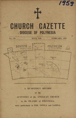 Church Gazette, Polynesia: February 1959