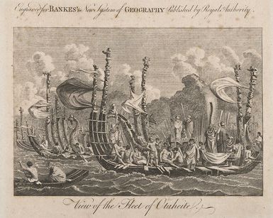 Artist Unknown - View of the Fleet of Otaheite