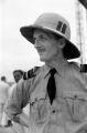 Guam, portrait of military officer wearing pith helmet