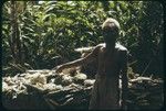 Man and shrine