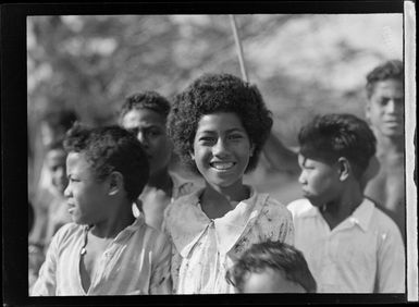 A close-up portrait of local Tongan children, Tonga