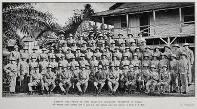 Keeping The Peace In New Zealand's Mandated Territory At Samoa