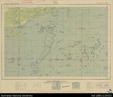 Papua New Guinea, Southern New Guinea, Daru, 4 Mile Strategic series, 1942, 1:253 440