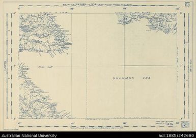 Papua New Guinea, New Guinea and Papua, Base Compilation, Base Compilation Series, Sheet C.d., 1952, 1:600 000