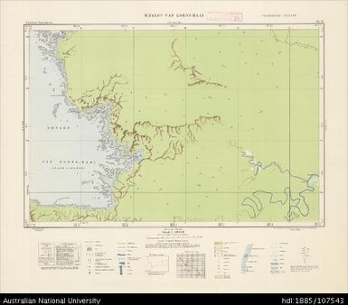 Indonesia, Western New Guinea, Rijklof Van Goens-Baai, Series: Nederlands-Nieuw-Guinea, Sheet 15-H, 1957, 1:100 000