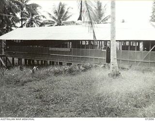 MILNE BAY, NEW GUINEA. 1944-04-06. HEADQUARTERS MILNE BAY, 53RD DEPUTY COMMANDER, ROYAL AUSTRALIAN ENGINEERS