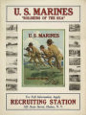 U.S. Marines, soldiers of the sea : for full information apply recruiting station, 122 State Street, Elmira, N.Y.