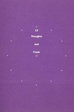 Exhibition flyer for "12 Thoughts and Frank: A Selection of Artists from the Archive", Asian American Arts Centre, 1995