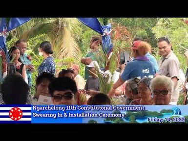 Ngarchelong Gubernatorial Swear In 10/14/2022