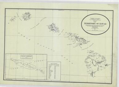 Map of the Territory of Hawaii