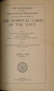 Hospital Corps Quarterly 9, April 1919