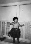 Girl dancing the hula