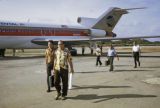 Federated States of Micronesia, people at airport on Yap Island