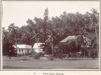 The Mission Station, Rarotonga, 1903