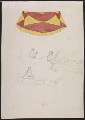 Ellis, William Wade, d 1785 :[Sandwich Islands. Two canoes. 1779]
