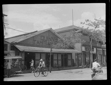 Street scene, Quinns Tahitian Hut, Tahiti