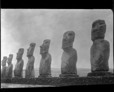 Statues on Easter Island