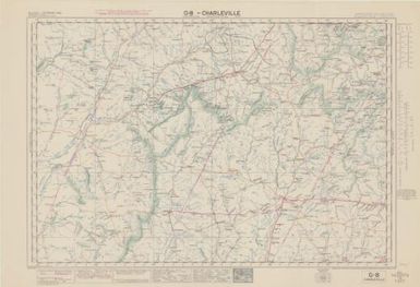 Australian aeronautical map: Charleville (Sheet G8)