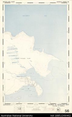 Papua New Guinea, Woodlark East, Survey Index 56, 1:50 000, 1974