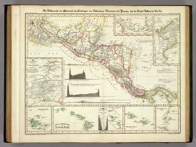 Die Vulkanreihe von Guatemala, die Landengen von Tehuantepec, Nicaragua und Panama, und die Central Vulkane der Sud See. 3te Abtheilung: Geologie, No. 10. Potsdam, gez. u. gest. in der geogr. Kunstschule. Gotha, bei J. Perthes, 1840.