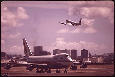 HONOLULU INTERNATIONAL AIRPORT HANDLES ALMOST ALL OF THE ISLAND'S VISITORS. SOME 2.7 MILLION ARE ANTICIPATED IN 1973