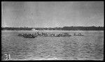 People in canoes