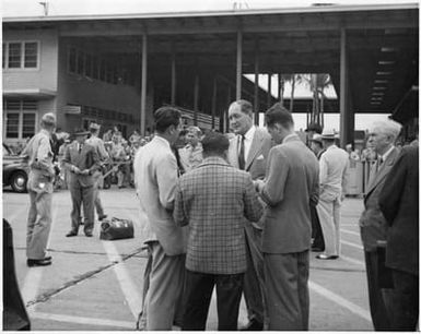 Pauley Upon Arrival at Hickam Field, Hawaii
