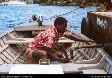 Endeavour, hospital boat, 'Ambu' Boat Bay