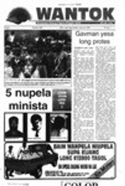 Wantok Niuspepa--Issue No. 1099 (July 20, 1995)