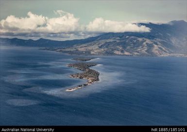 Barrier Islands, Moresby Straits aerial view of the Barrier Islands, between Fergusson and Goodenough Islands