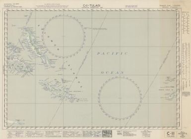 Australian aeronautical map: Tulagi (Sheet C11)