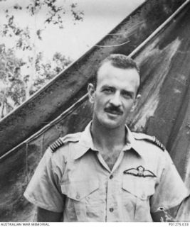 June Valley, Moresby, Papua. 1942-12-09. Portrait of Wing Commander Brian R. (`Blackjack') Walker DSO, Commanding Officer of No. 30 Squadron RAAF. (Donor F. Cassidy)