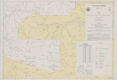 West Sepik Province / produced by the National Mapping Bureau under the direction of the Electoral Commission
