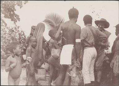 People of Matema, Reef Islands, Swallow Group, Solomon Islands, 1906 / J.W. Beattie