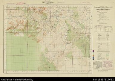 Papua New Guinea, Southern New Guinea, Kainantu, 1 Inch series, Sheet 1799, 1945, 1:63 360