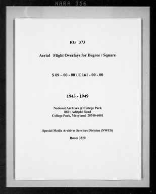 Overlay indexes for degree square 09S161E