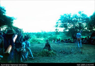 Man playing dijeridoo