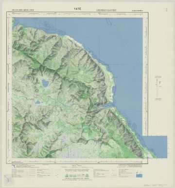 Carte de la Nouvelle Caledonie 150 000: Yaté