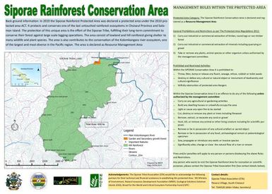 Sipoare Rainforest Conservation area