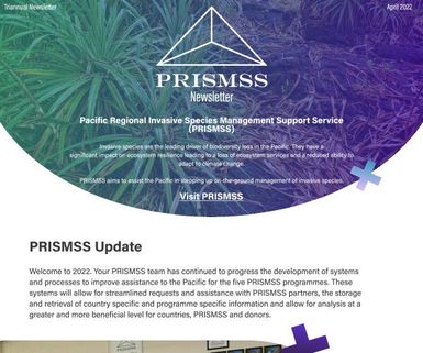 PRISMSS Newsletter - April 2022