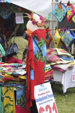 Cook Islands Village at Pasifika Festival, 2016.